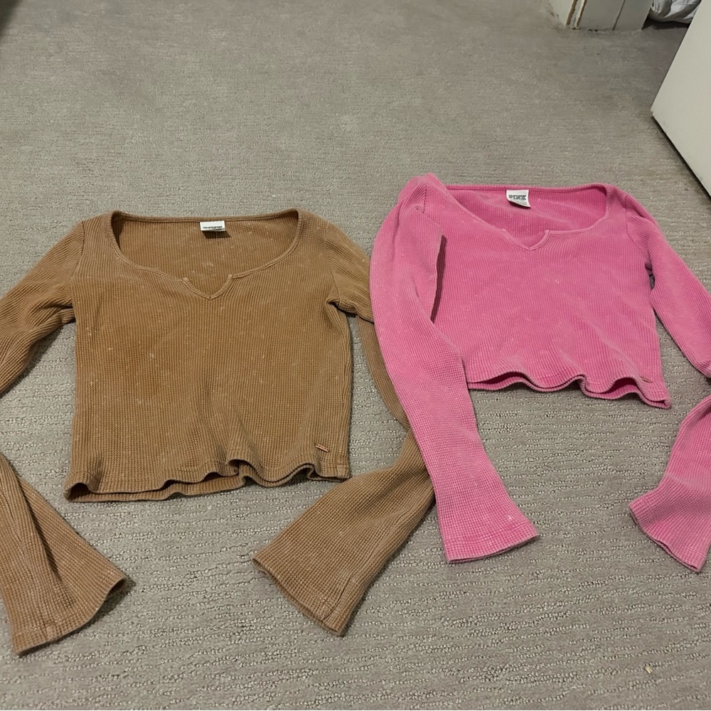 Long sleeve crop top bundle